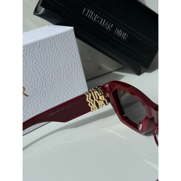 NEW Dior MissDior S1F Cat Eye Sunglasses Burgundy Red main image 6